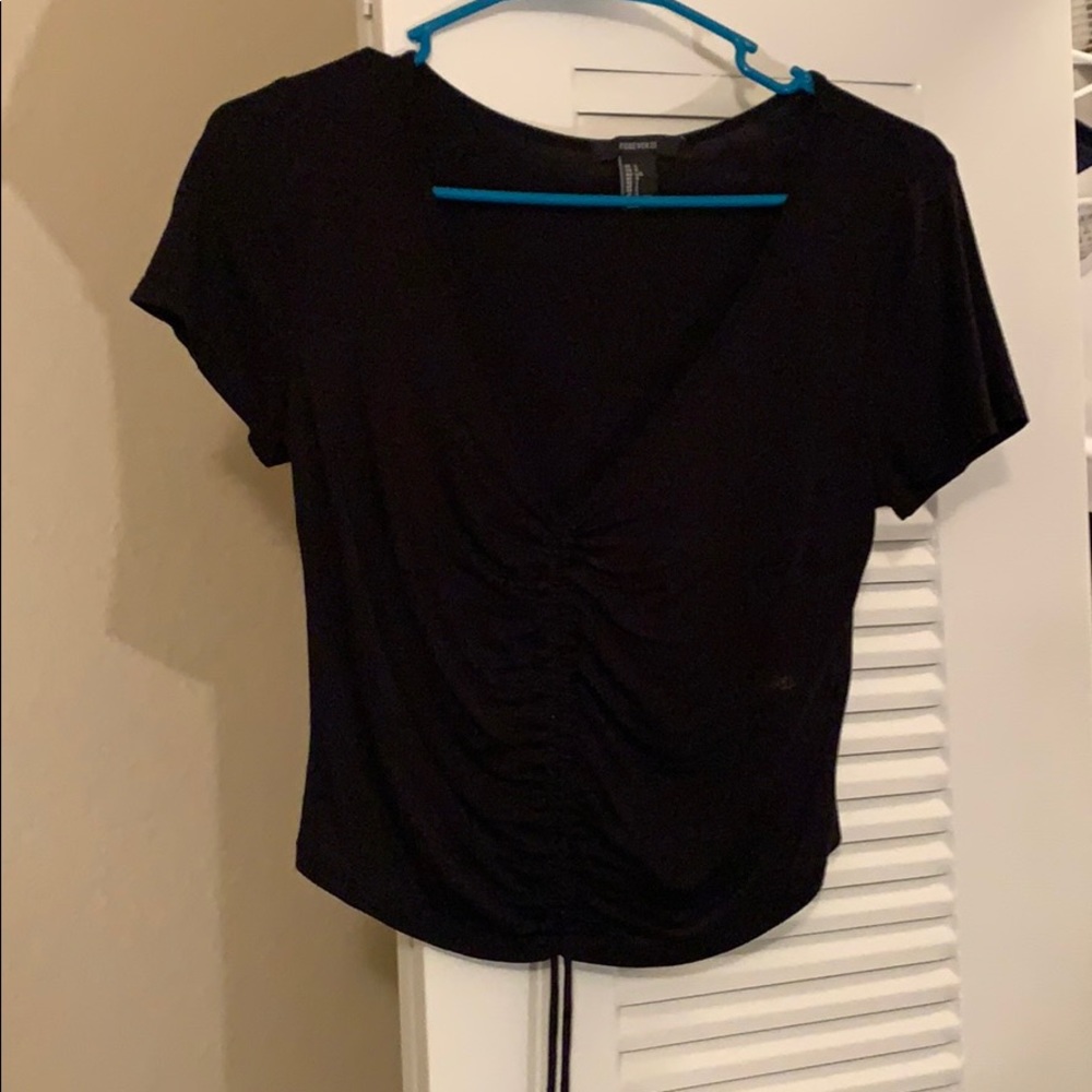 Forever 21 basic scrunch up tee